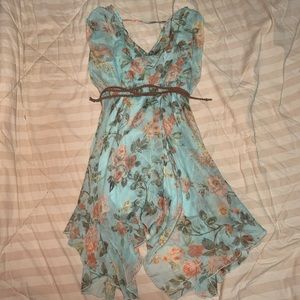 Forever 21 floral dress with belt